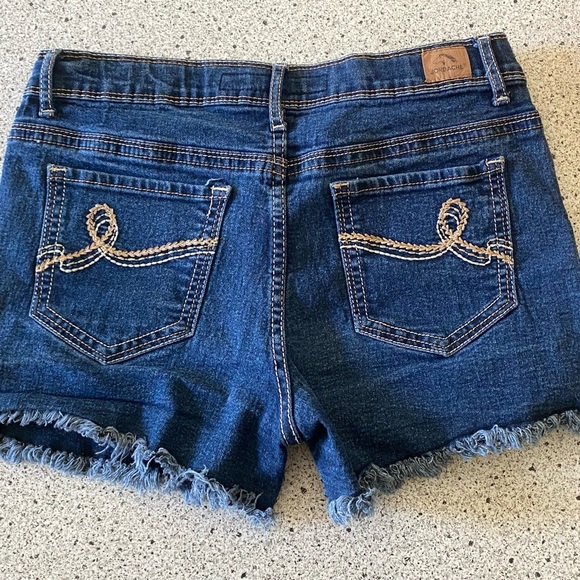 2 pair shorts Wonder Nation denim polkadots, sz 12 1/2+ & Jordache sz. 16 girls - Picture 6 of 6